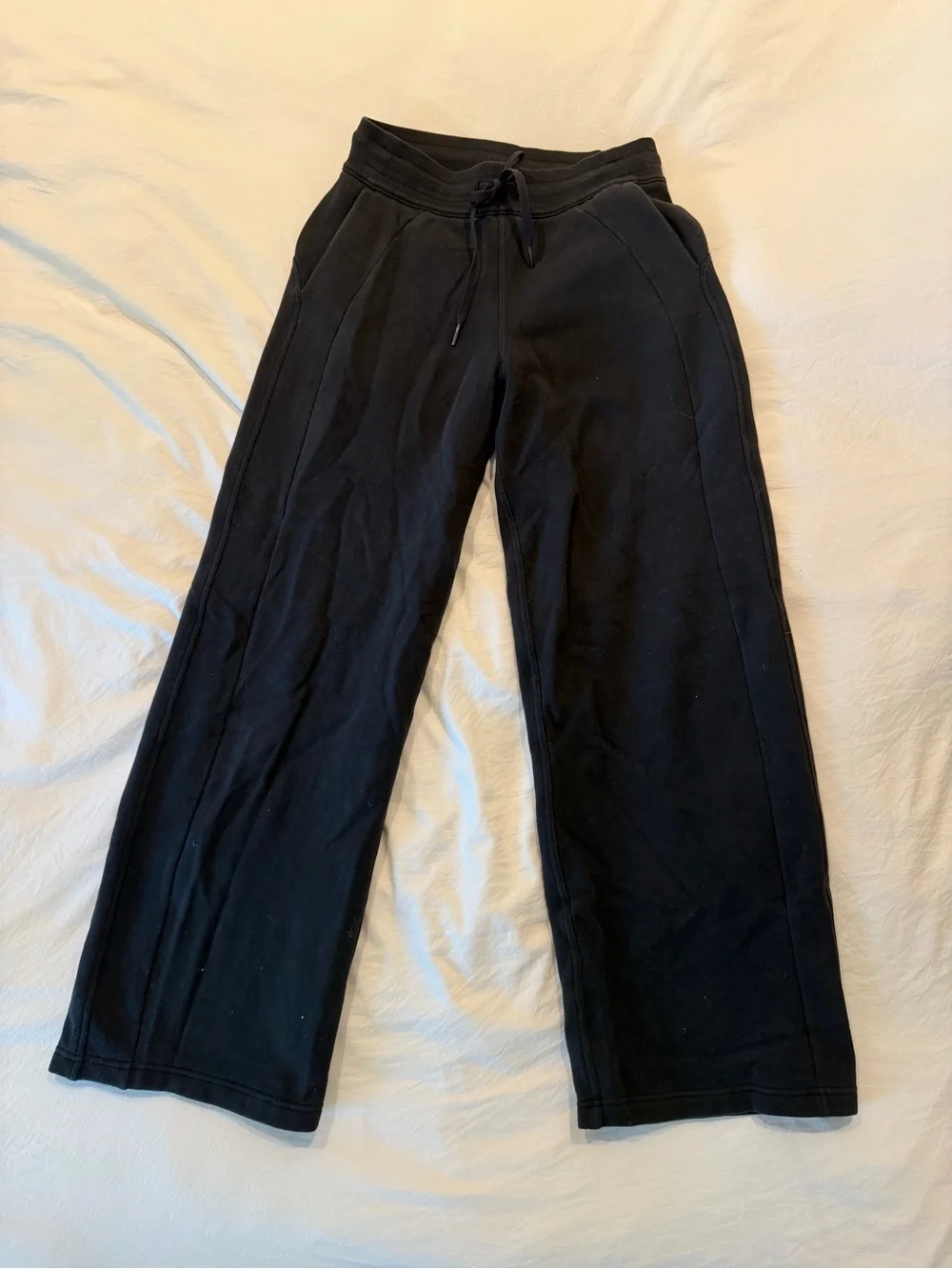 lululemon athletica Black Wide-Leg Drawstring Pants